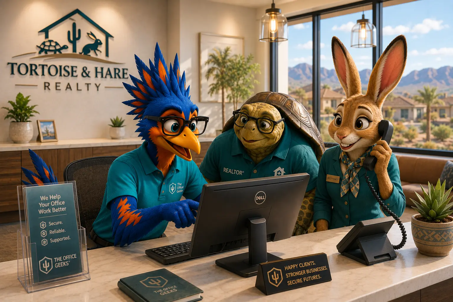 Business IT support for real estate offices