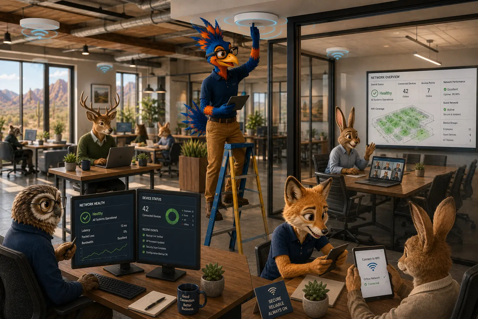 Business WiFi and network setup